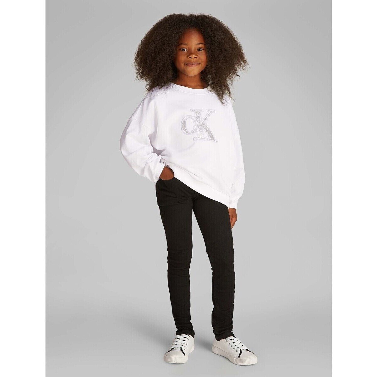 Calvin Klein Jeans Îmbracaminte Metallic Ck Ls Cn Sweatshirt