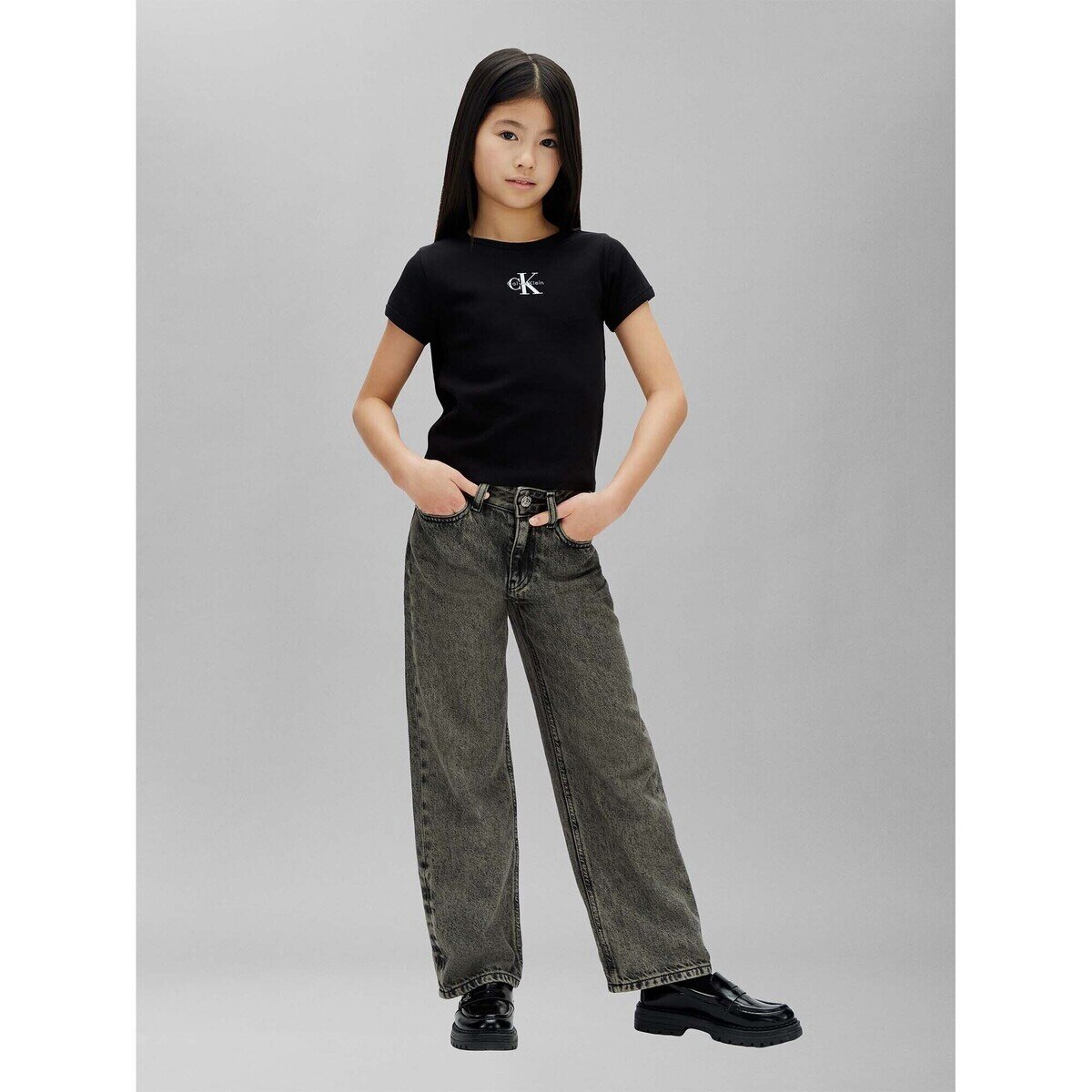 Calvin Klein Jeans Îmbracaminte Monologo Rib Baby Tee