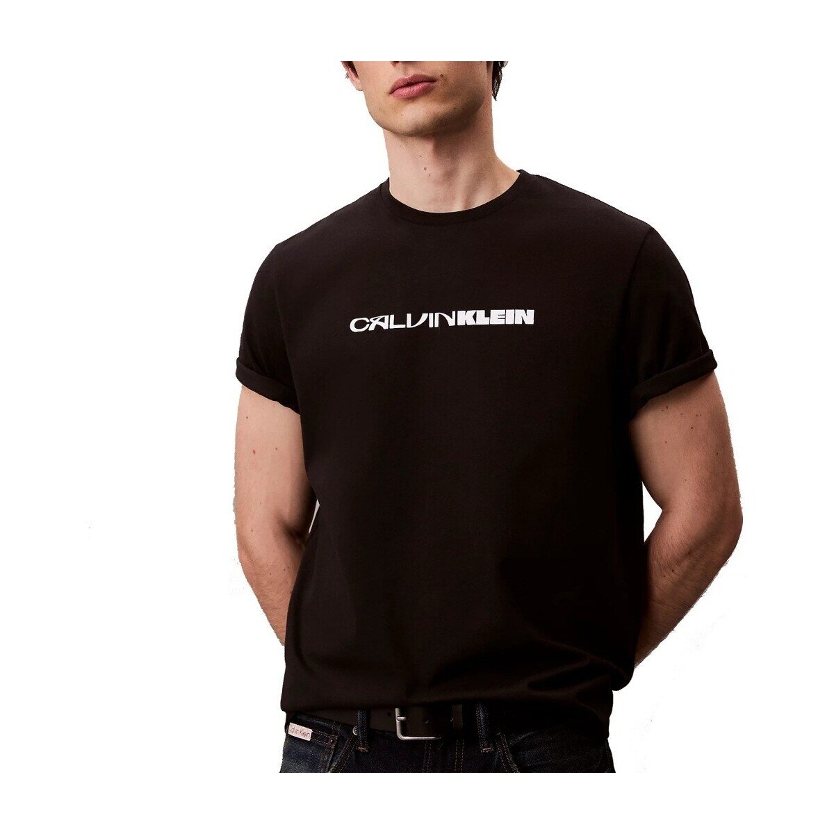 Calvin Klein Jeans Îmbracaminte Ss 20s Tc Ck Stack Graph