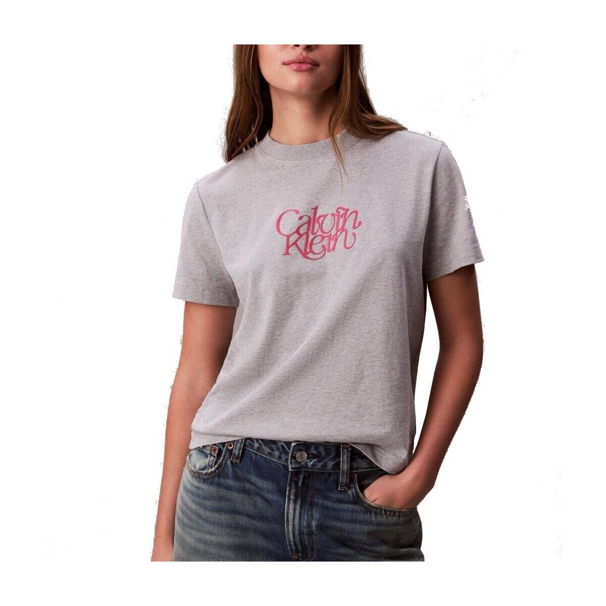 Calvin Klein Jeans Îmbracaminte Ss Fitted Script Calvin
