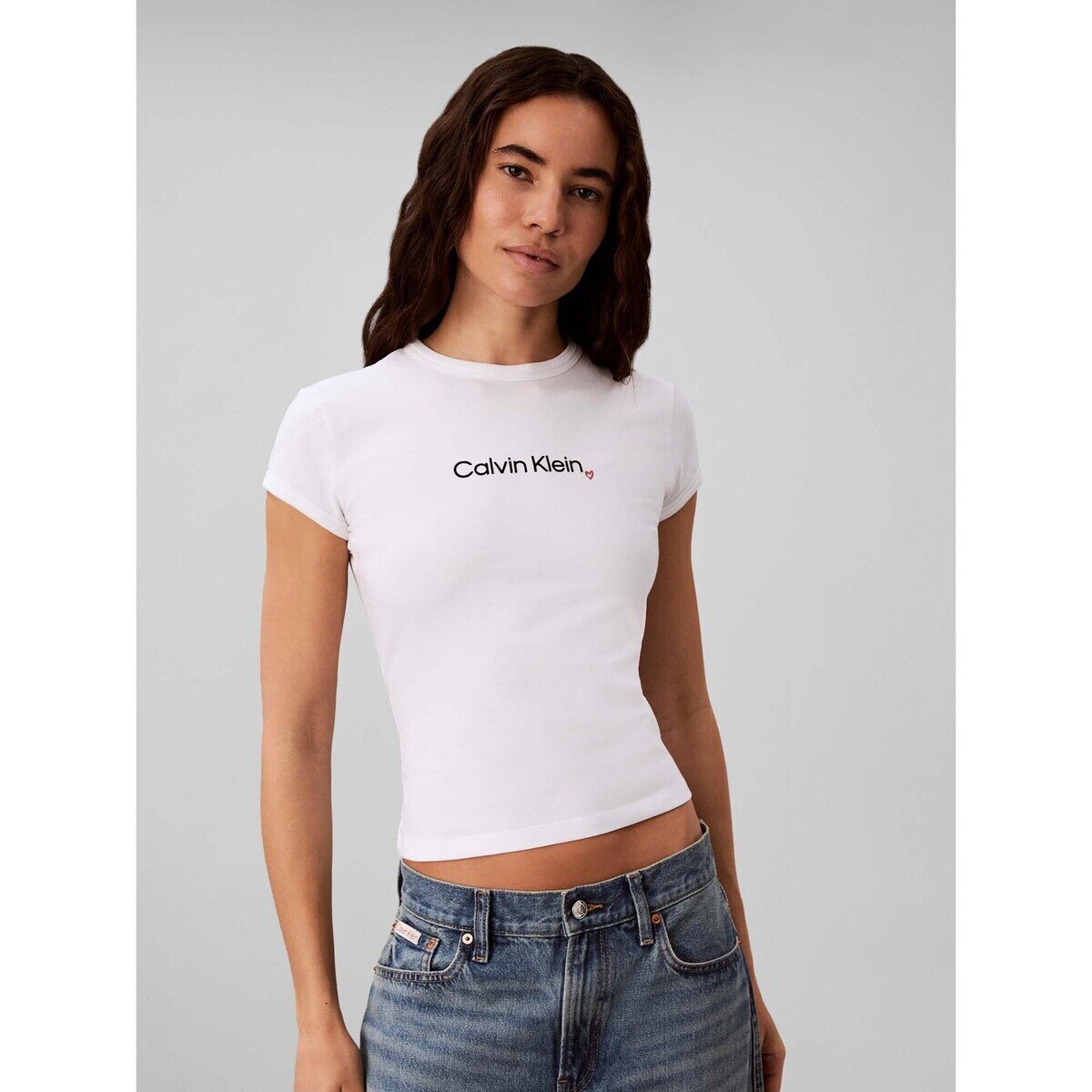 Calvin Klein Jeans Îmbracaminte Ss Slim Fit Heart Lo