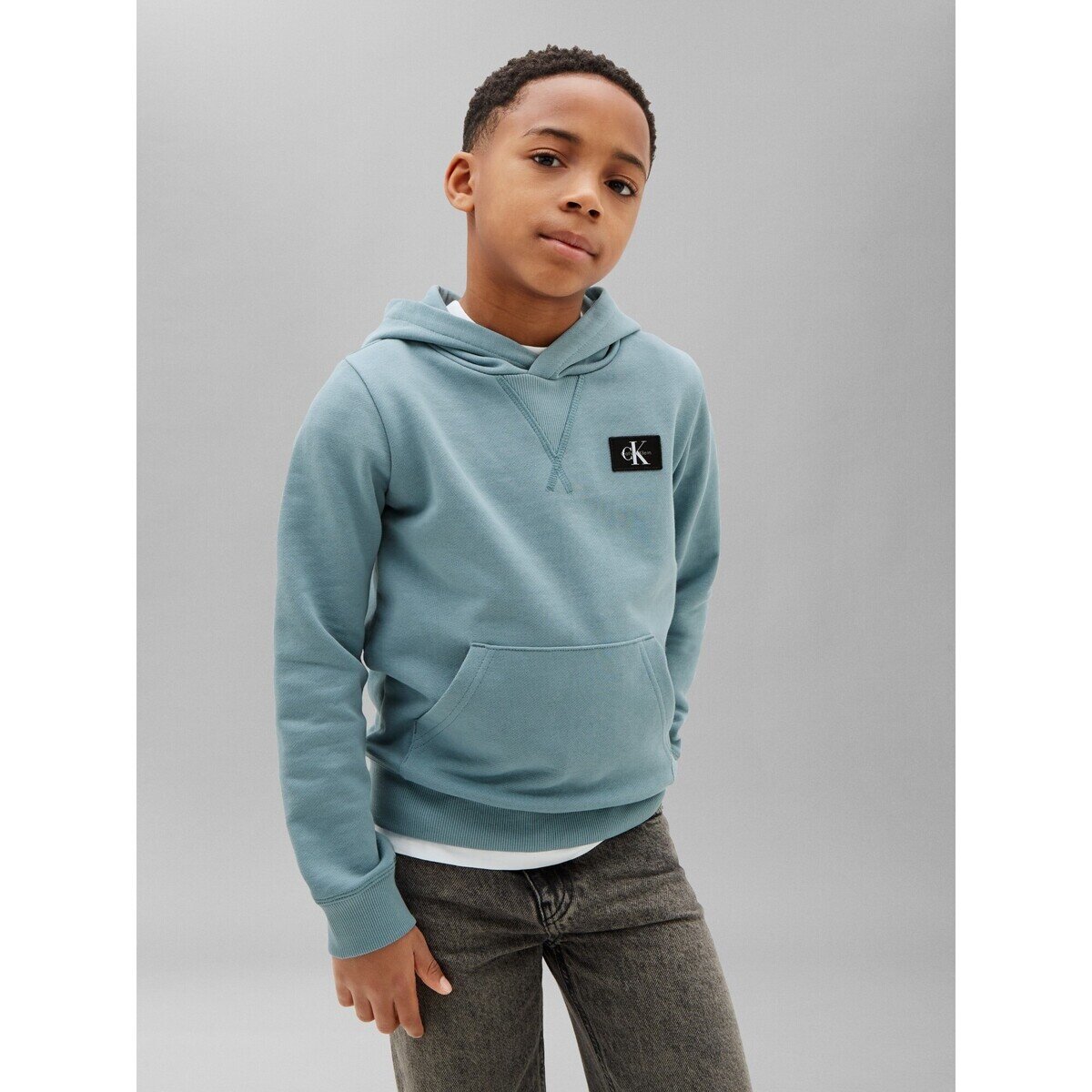 Calvin Klein Jeans Îmbracaminte Terry Ck Woven Label Hoodie