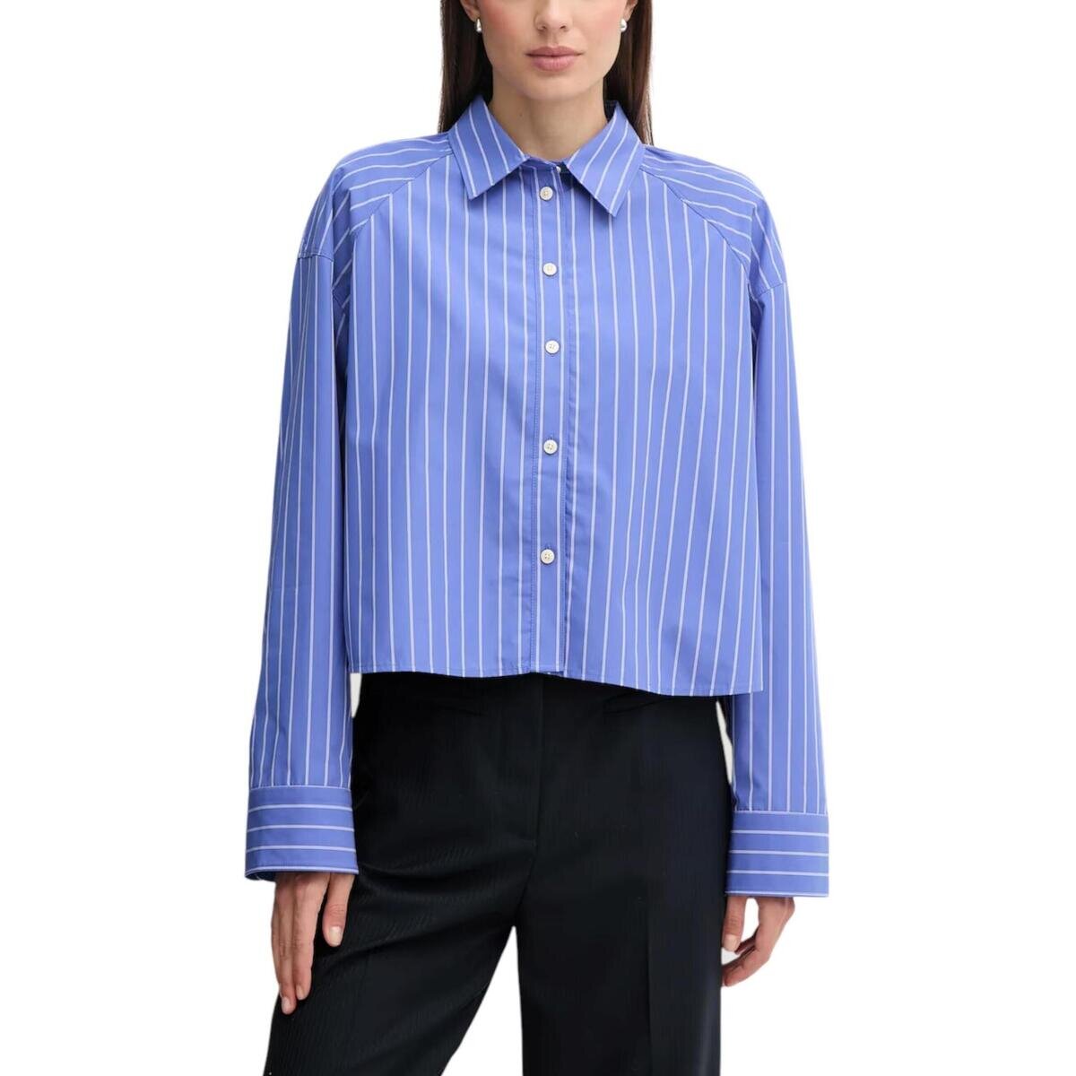 Calvin Klein Jeans Îmbracaminte YD STRIPE BOXY CROPP LV047C118G