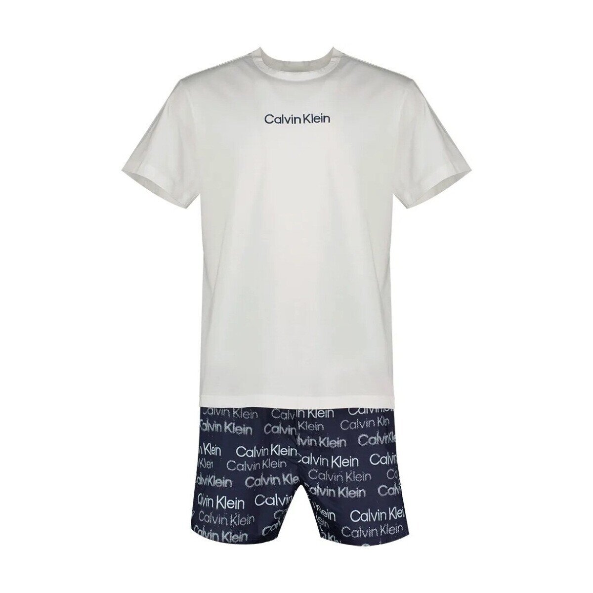 Calvin Klein Jeans Lenjerie intimă Lv00nm2906 Crew Poplin Boxer Set