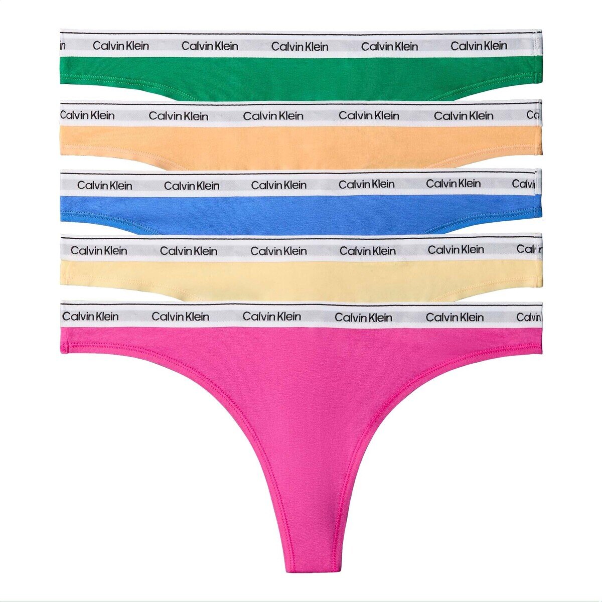 Calvin Klein Jeans Lenjerie intimă Thong 5 Pk