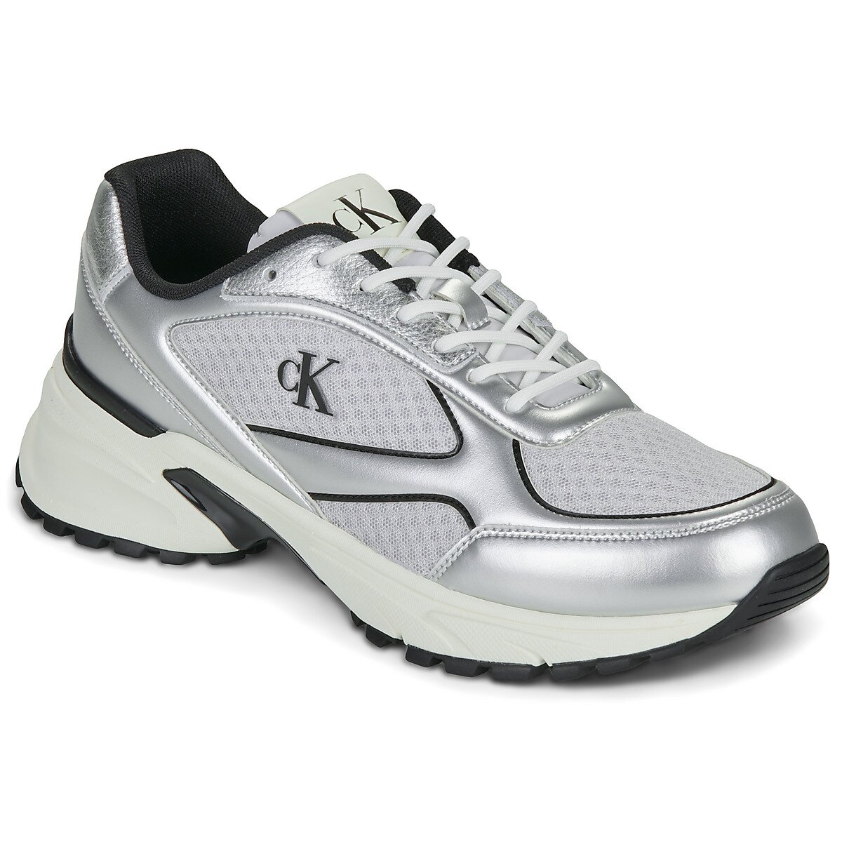 Calvin Klein Jeans Pantofi HIKE RUNNER LACEUP MESH MIX MET