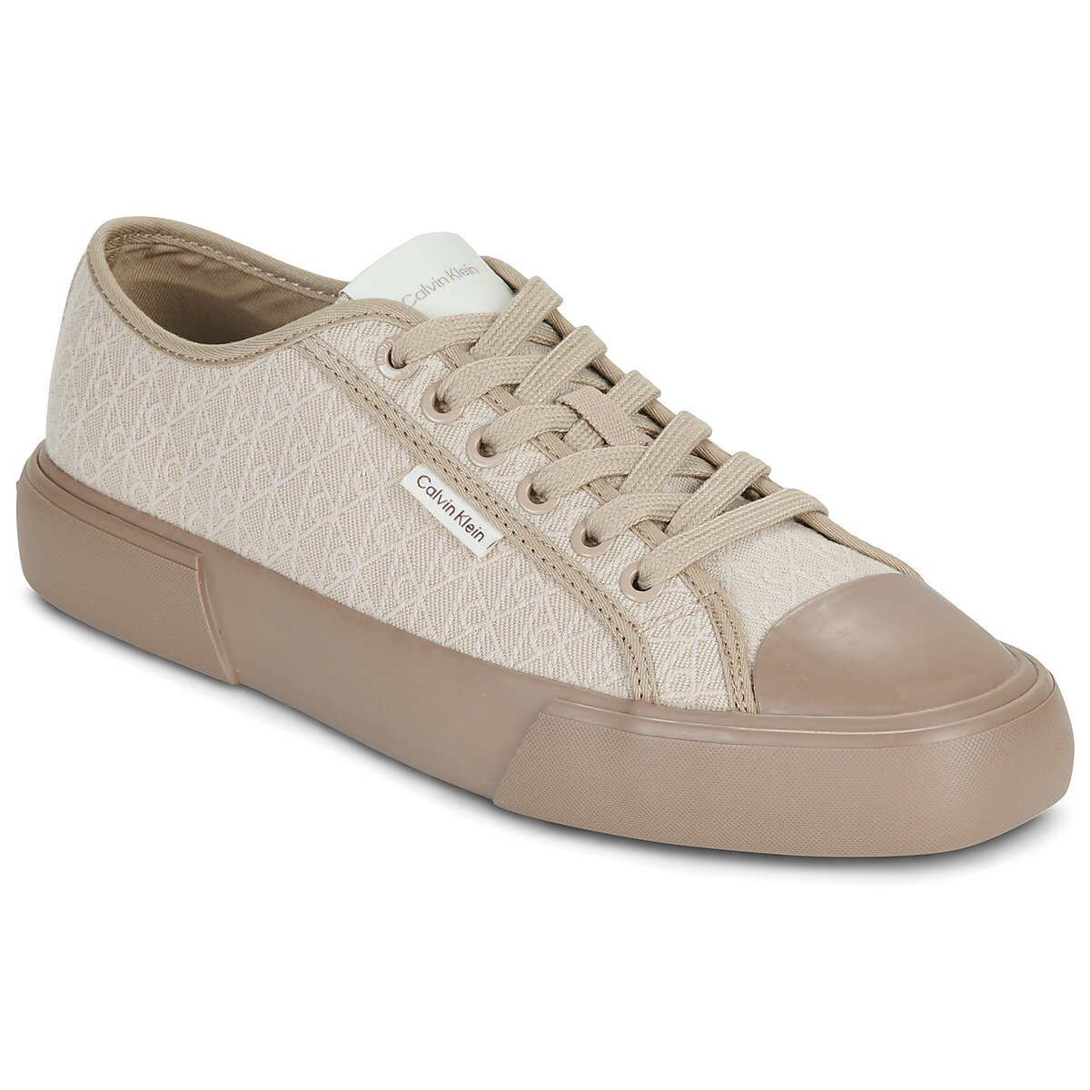 Calvin Klein Jeans Pantofi VULC LOW LACEUP AOP CANVAS