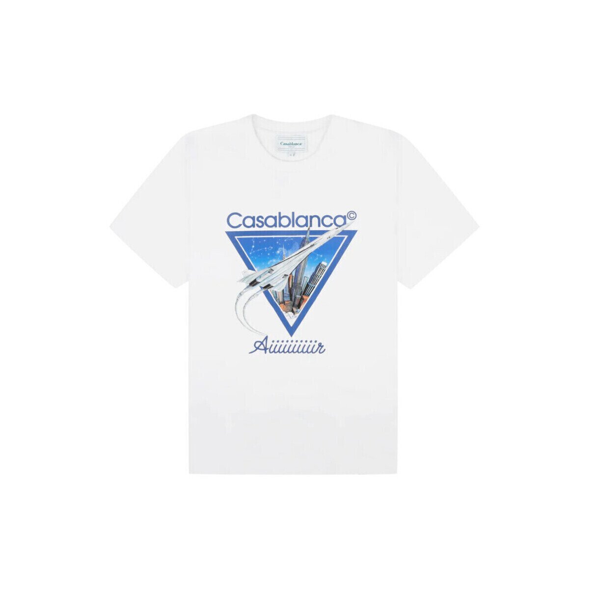 Casablanca Îmbracaminte AIIIIIIR T-SHIRT WHITE