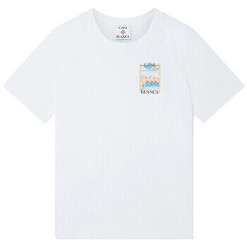 Casablanca Îmbracaminte BEACH CLUB TSHIRT WHITE