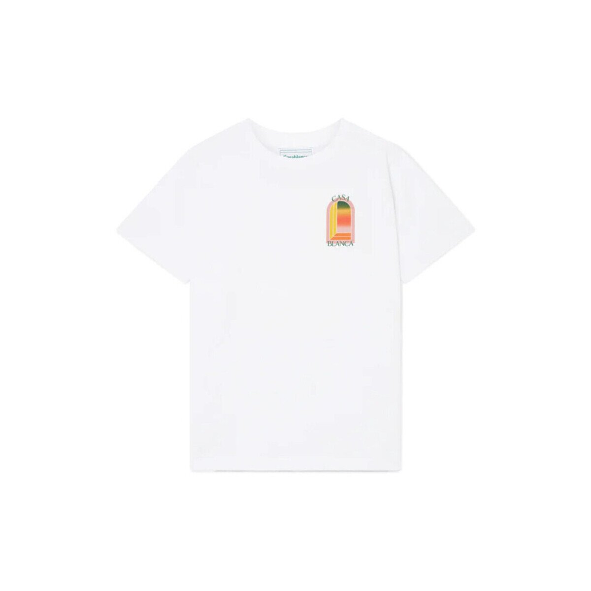 Casablanca Îmbracaminte T-SHIRT GRADIENT ARCH WHITE