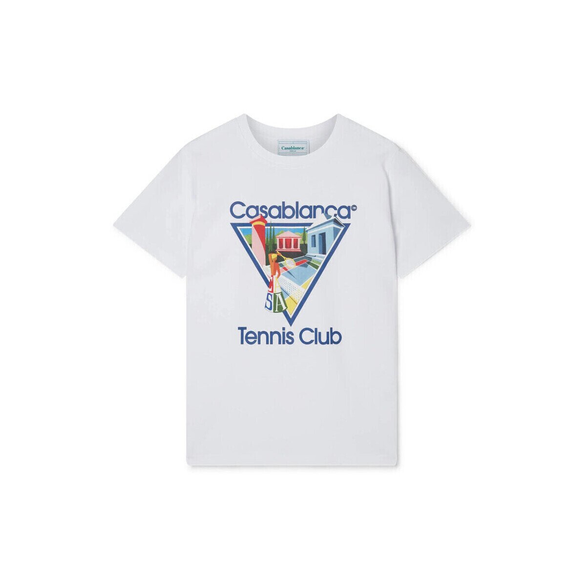 Casablanca Îmbracaminte T-SHIRT LA JOUEUSE WHITE