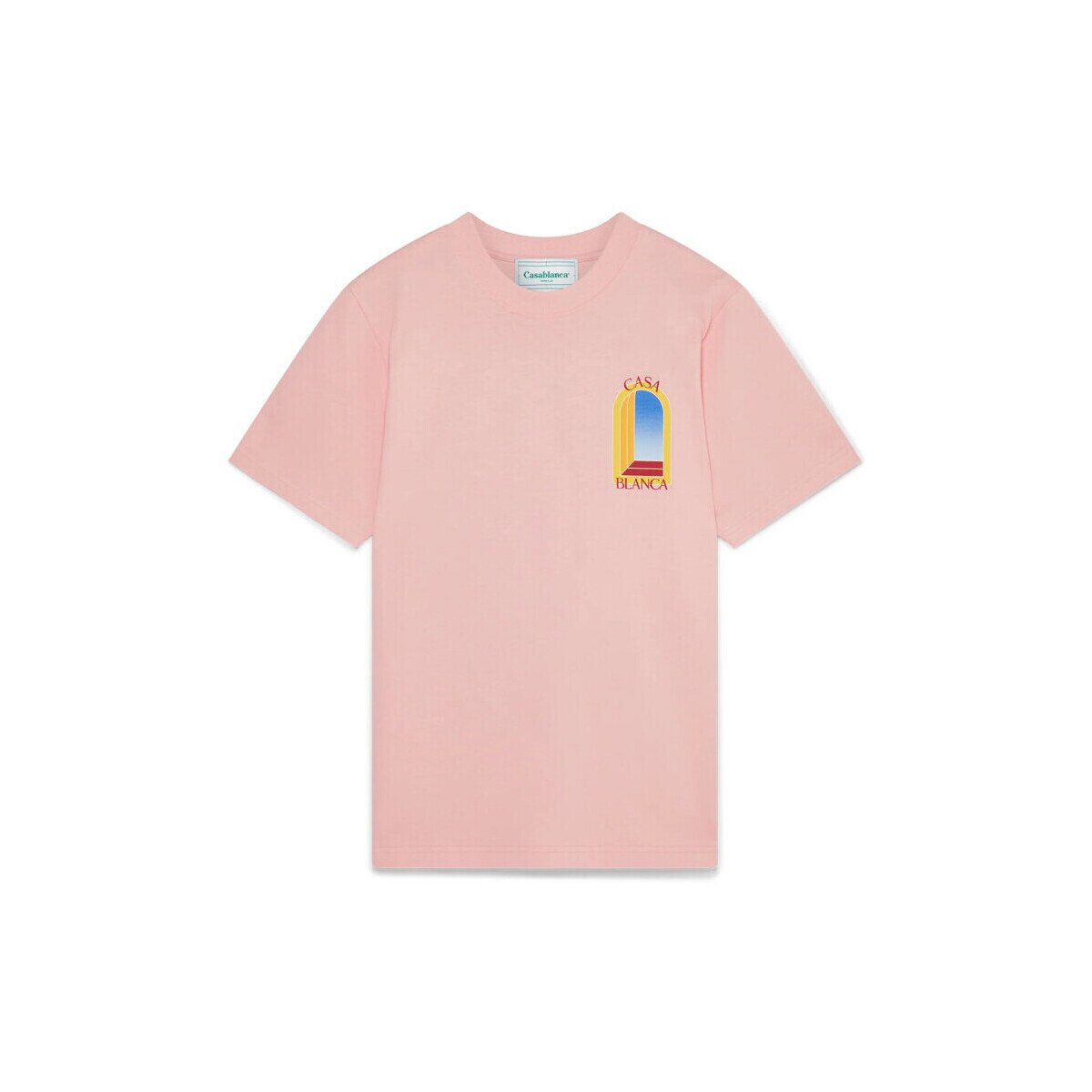 Casablanca Îmbracaminte T-SHIRT L'ARCHE DE JOUR PALE PINK