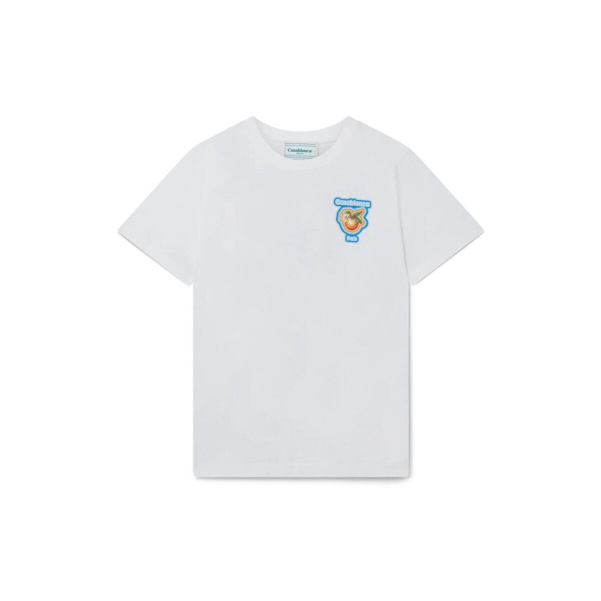 Casablanca Îmbracaminte T-SHIRT RADIATING ORANGE WHITE