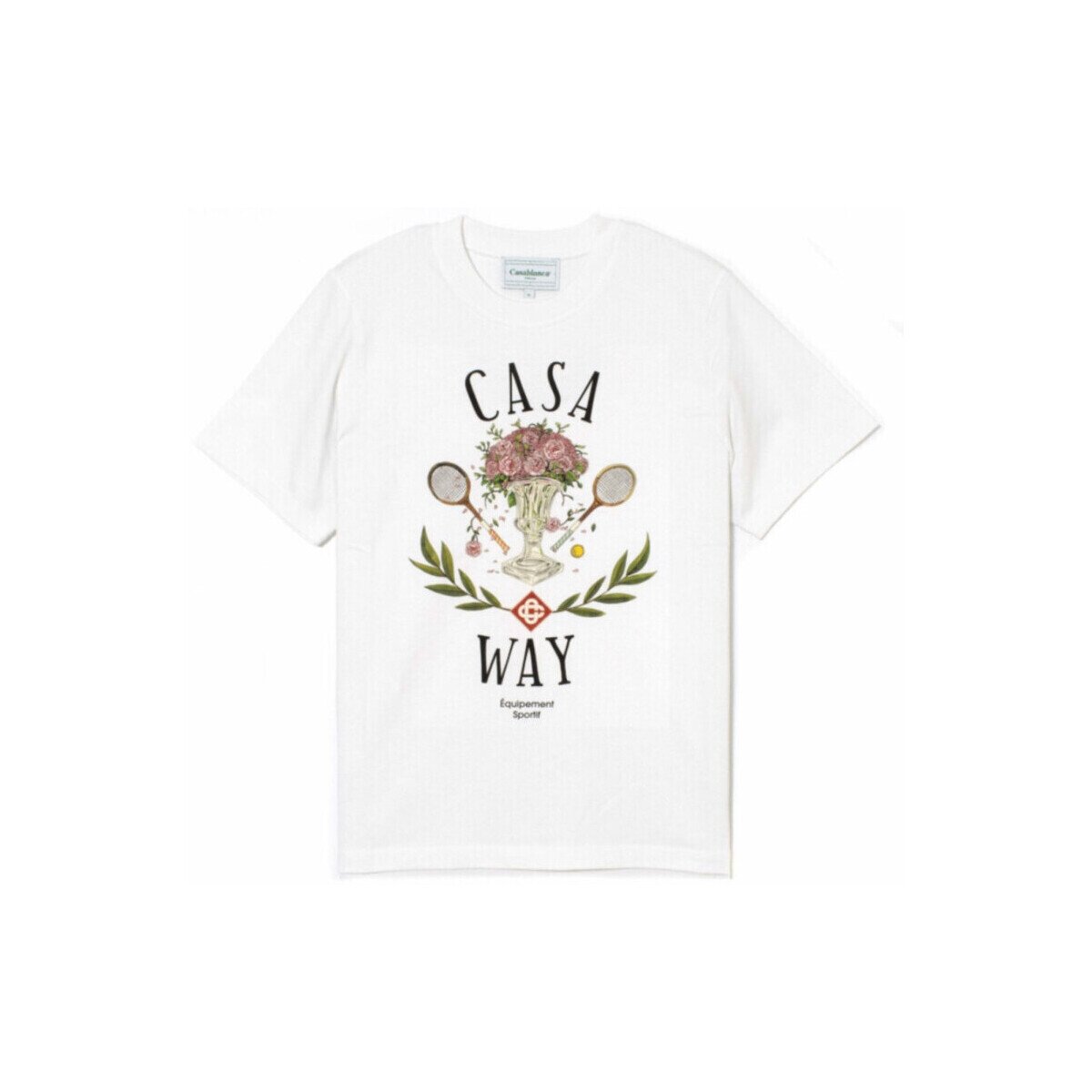 Casablanca Îmbracaminte TSHIRT CASA WAY WHITE