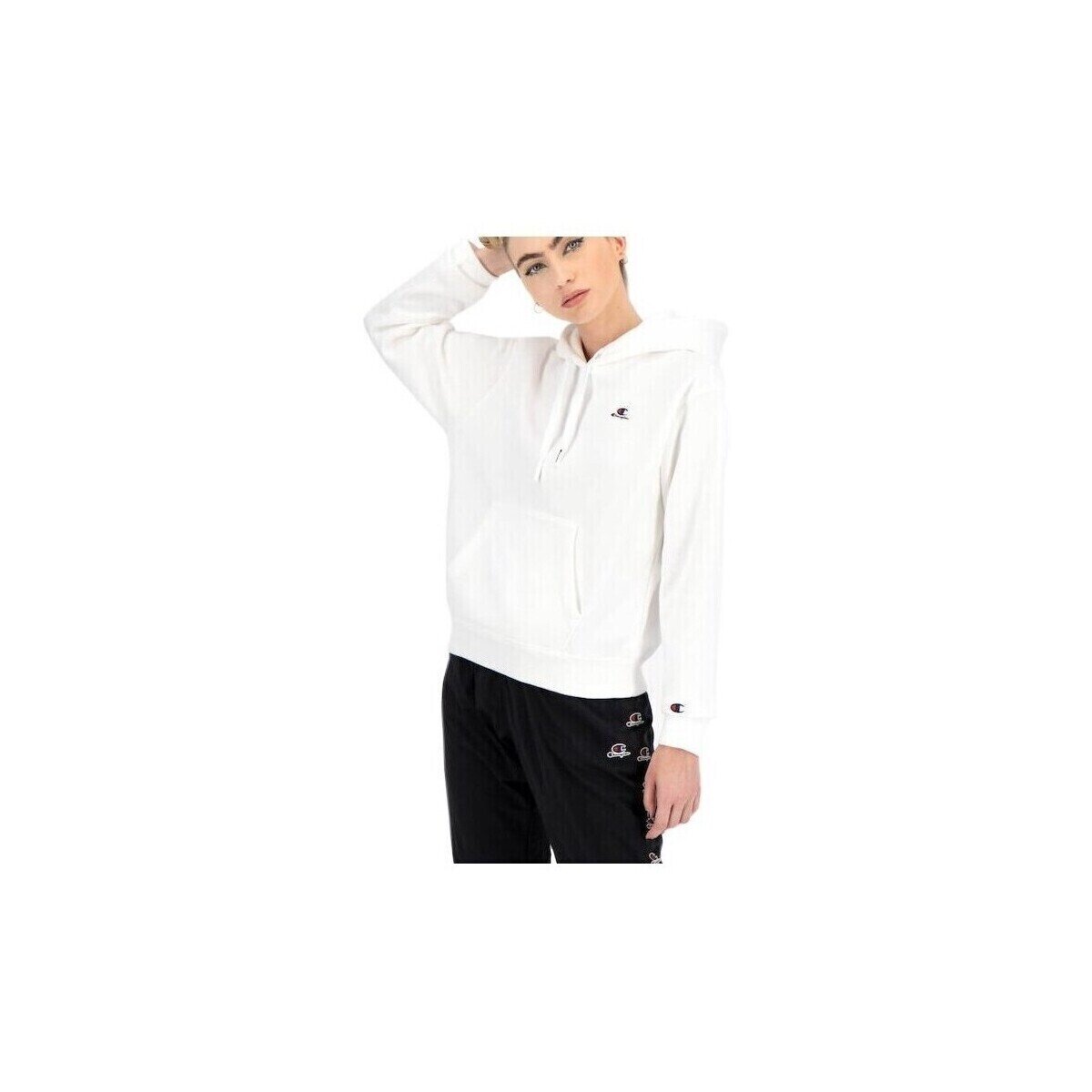 Champion Îmbracaminte Wmns Organic Cotton Blend C Logo Hoodie
