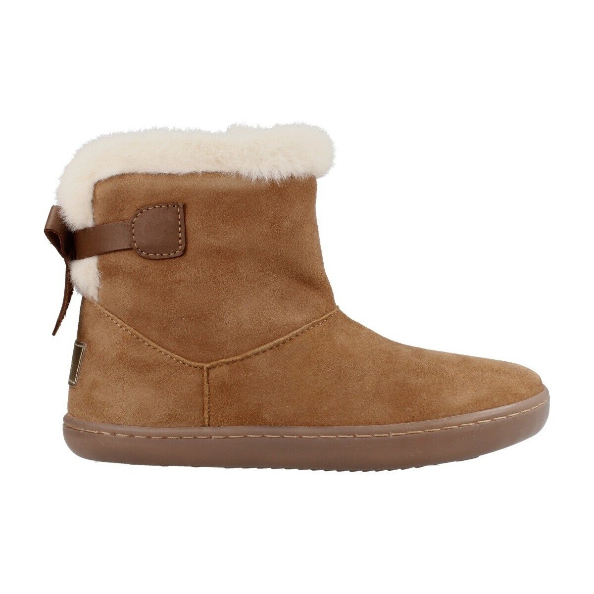 Chetto Pantofi Botin Barefoot De Piel Con Lazo