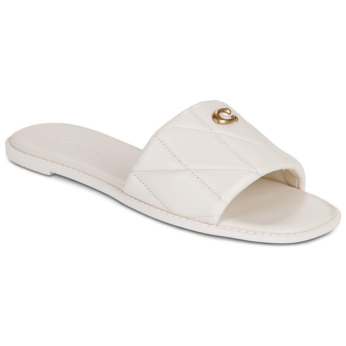 Coach Pantofi HOLLY QUILTED LEATHER SANDAL