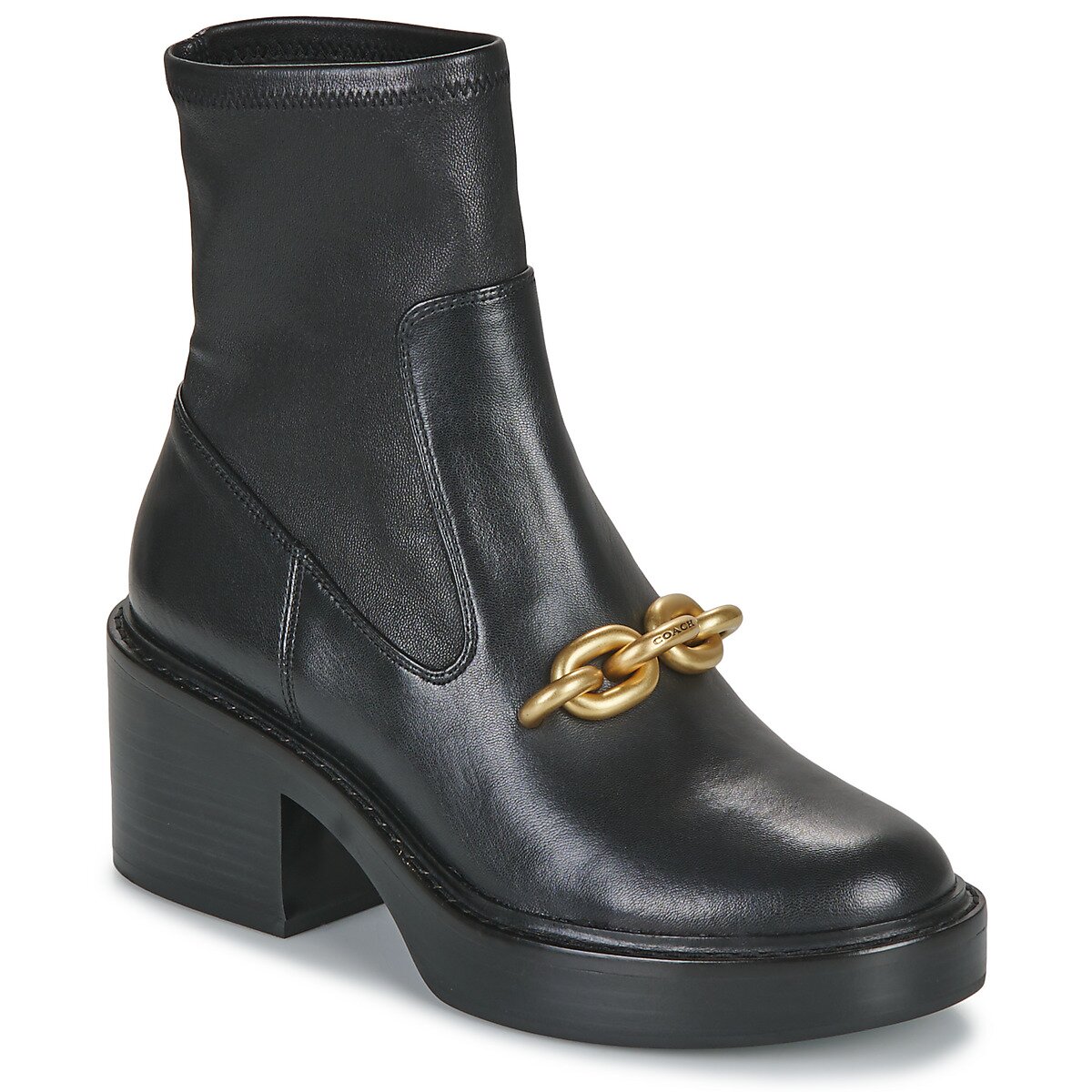 Coach Pantofi KENNA LEATHER BOOTIE