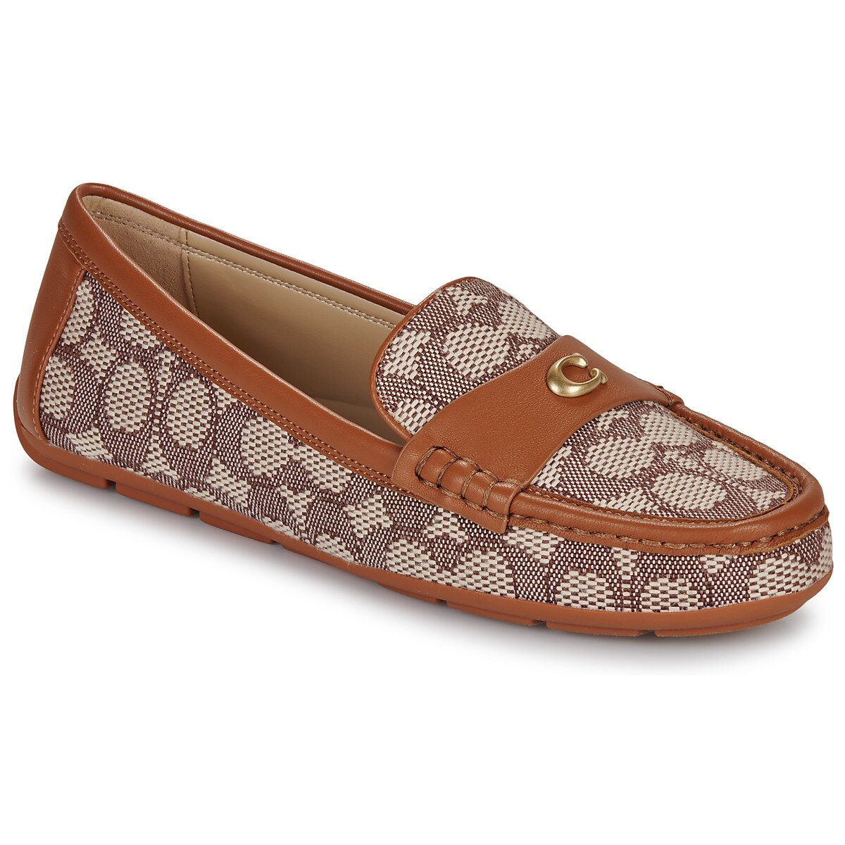 Coach Pantofi SCULPTED C SIGNATURE TEXTILE JACQUARD DRIVER