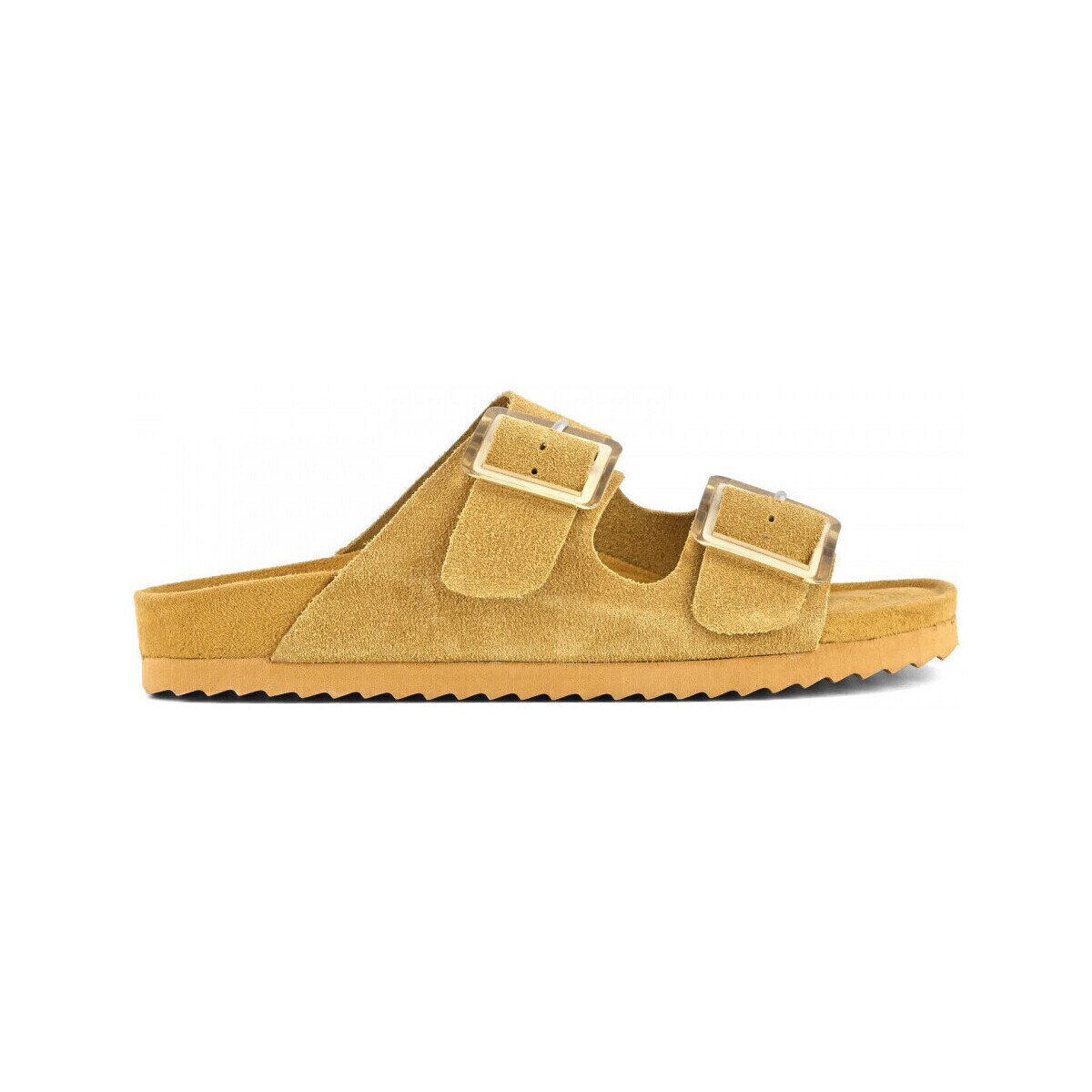 Colors of California Pantofi Cow suede bio with two buckles