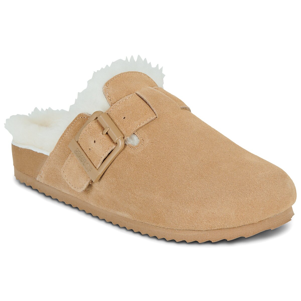 Colors of California Pantofi FURRY SABOT REAL SHEEPSKIN