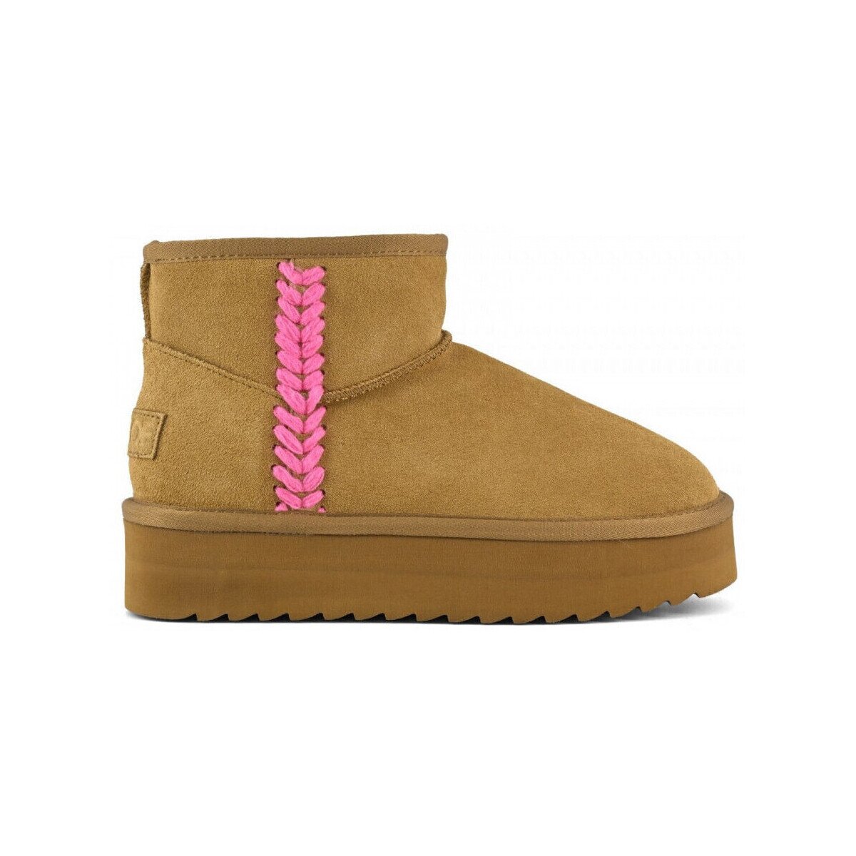 Colors of California Pantofi Platform boot spike stitching