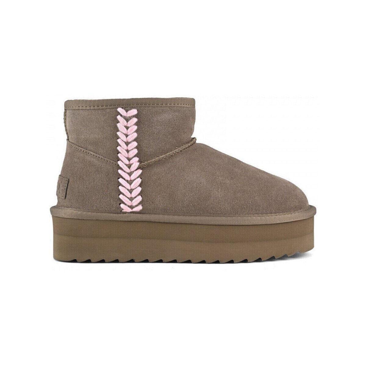 Colors of California Pantofi Platform boot spike stitching