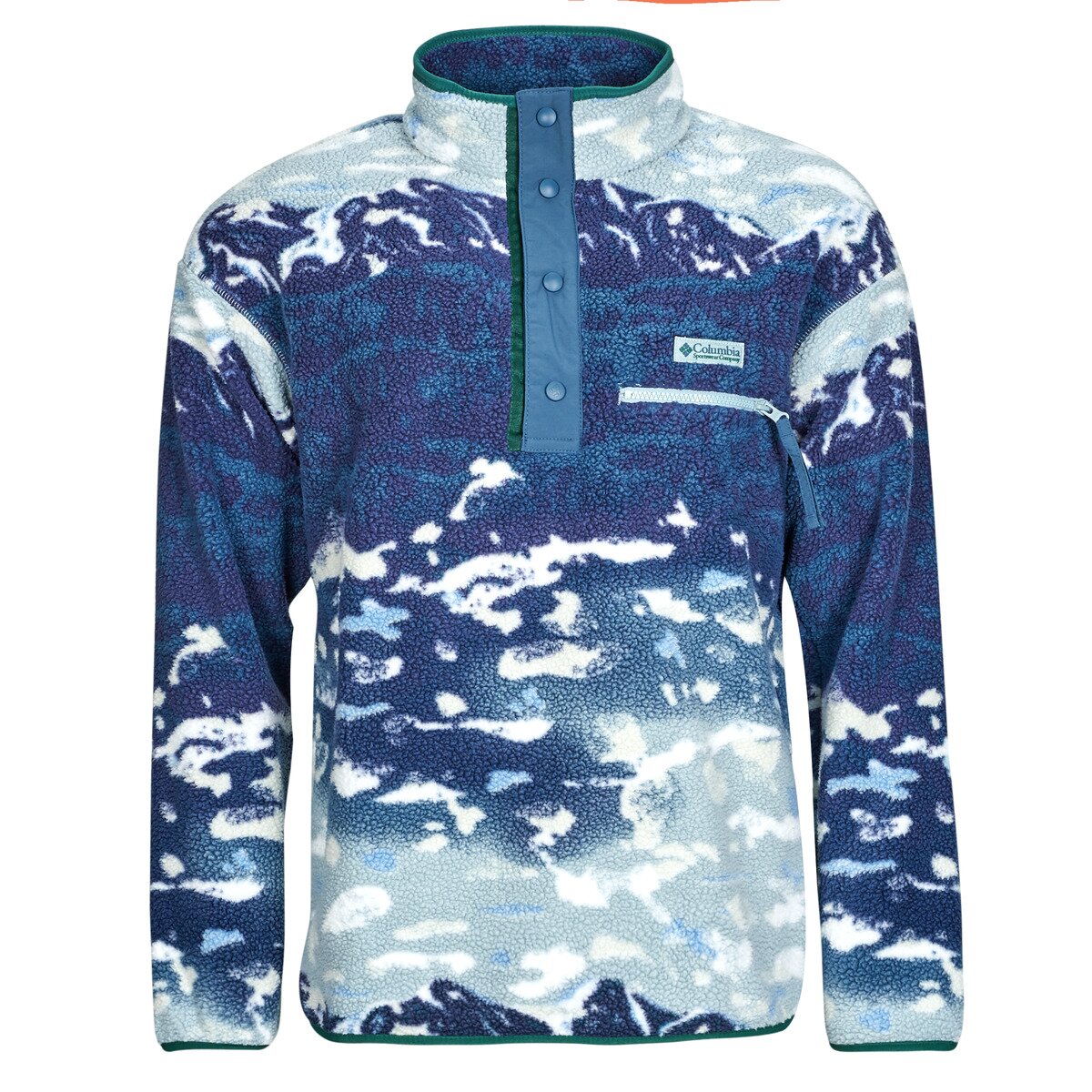Columbia Îmbracaminte HELVETIA II PRINTED HALF SNAP FLEECE