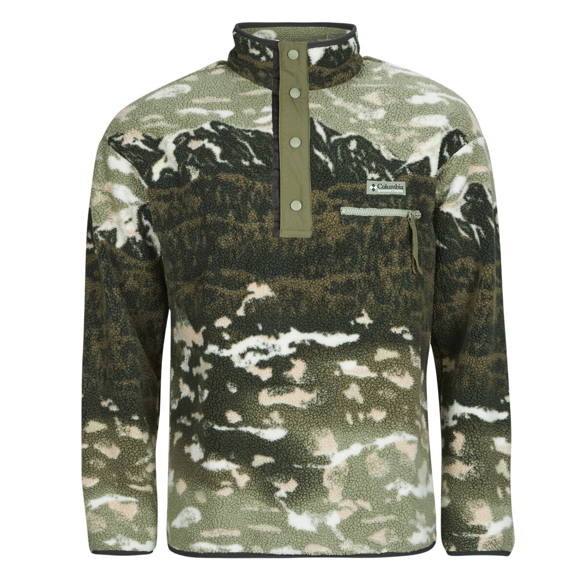 Columbia Îmbracaminte HELVETIA II PRINTED HALF SNAP FLEECE