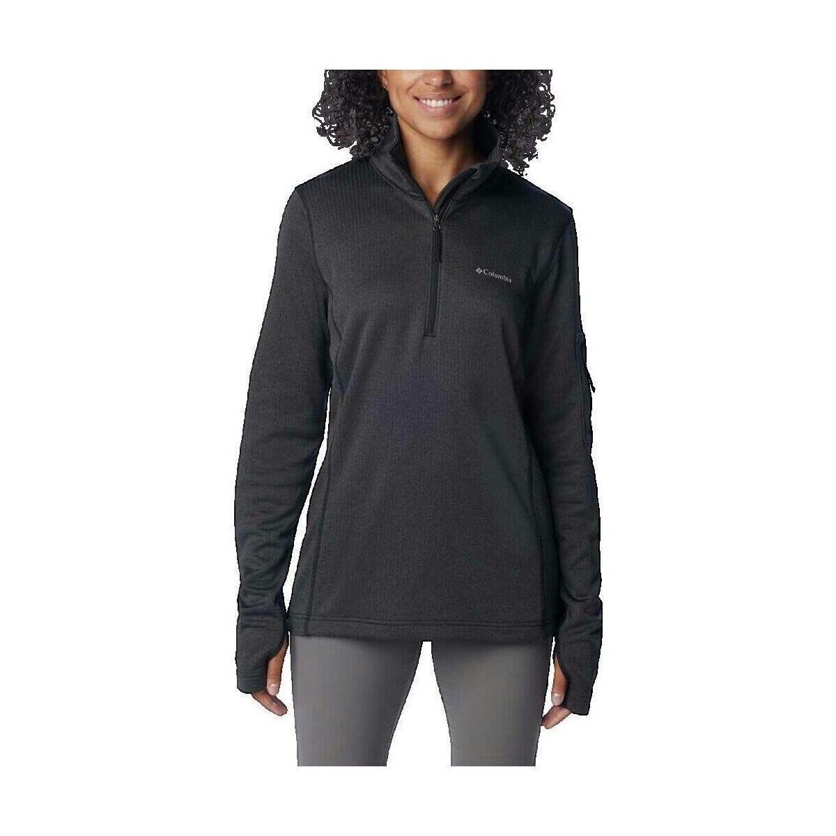 Columbia Îmbracaminte Sweat-shirt Park View avec fermeture éclair courte