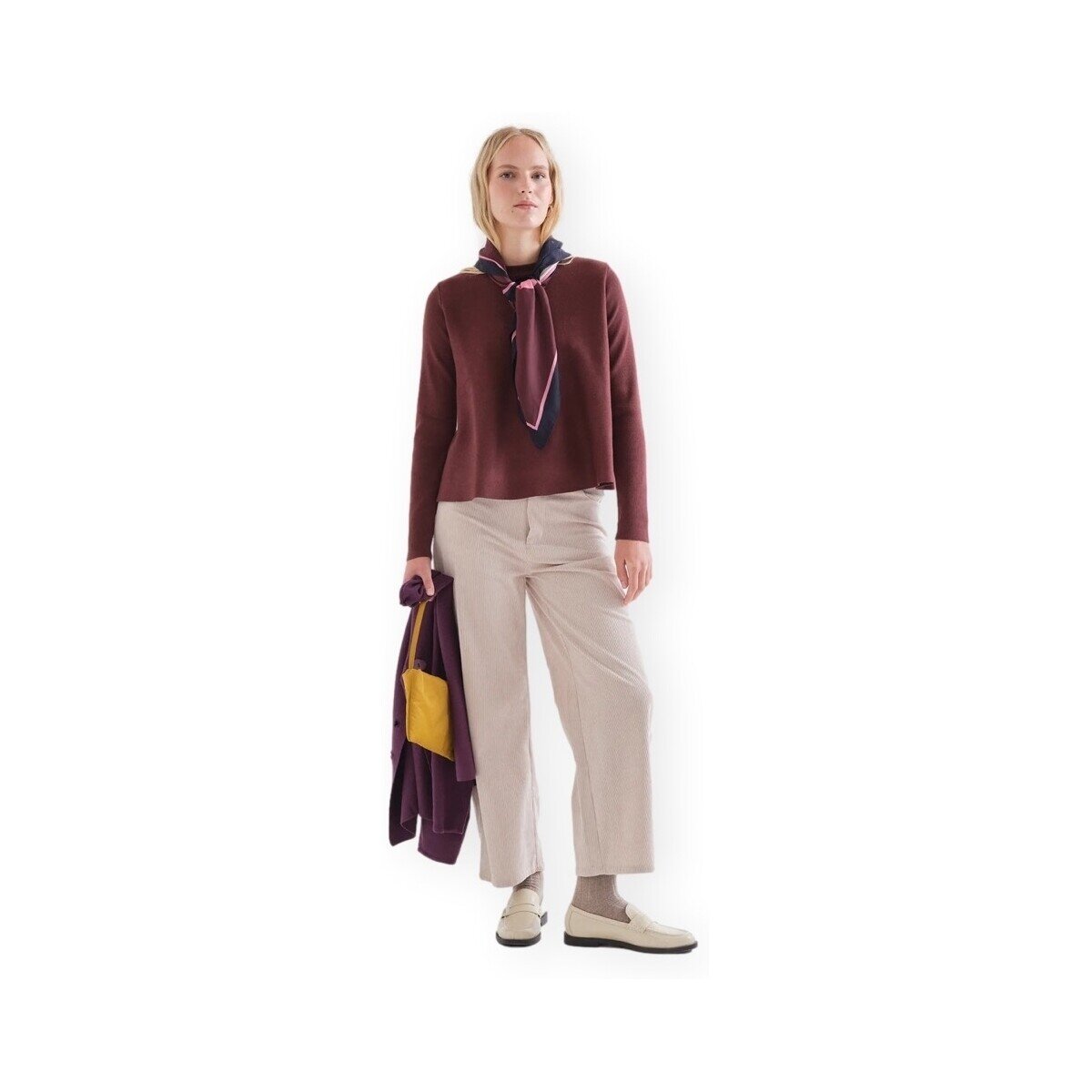 Compania Fantastica Îmbracaminte COMPAÑIA FANTÁSTICA 10222 Knit - Brown