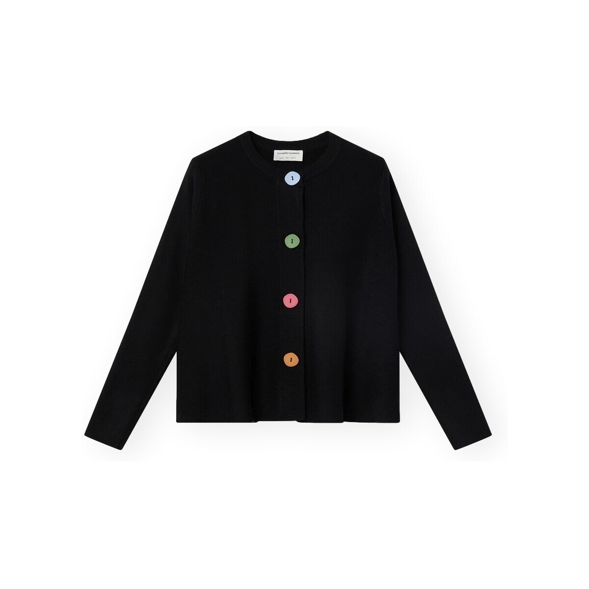 Compania Fantastica Îmbracaminte COMPAÑIA FANTÁSTICA 10225 Cardigan - Black