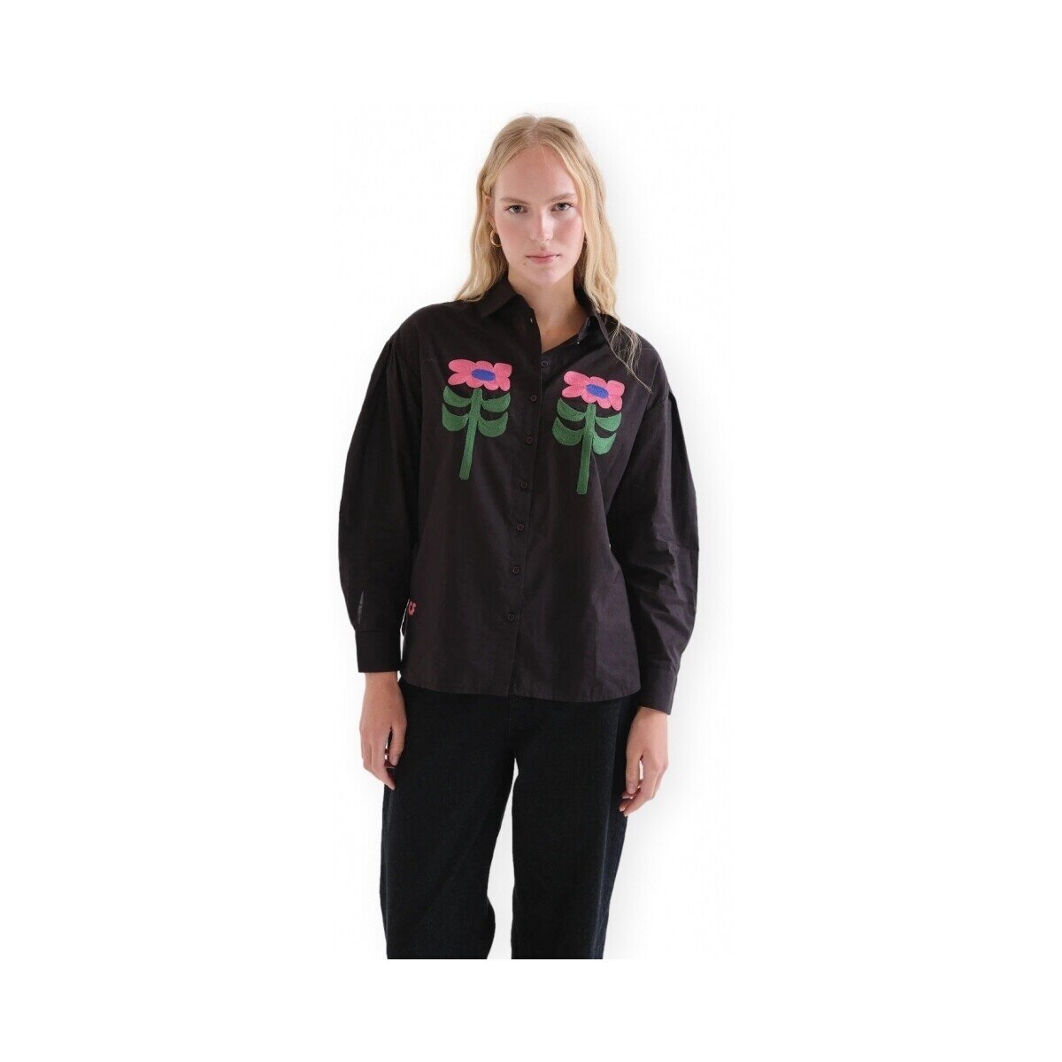 Compania Fantastica Îmbracaminte COMPAÑIA FANTÁSTICA 41010 Shirt - Black