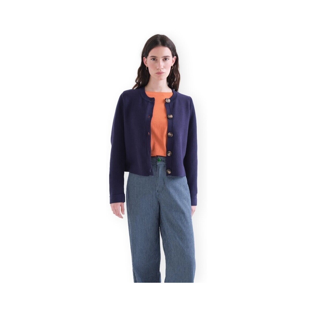 Compania Fantastica Îmbracaminte COMPAÑIA FANTÁSTICA Cardigan 10229 - Navy Blue