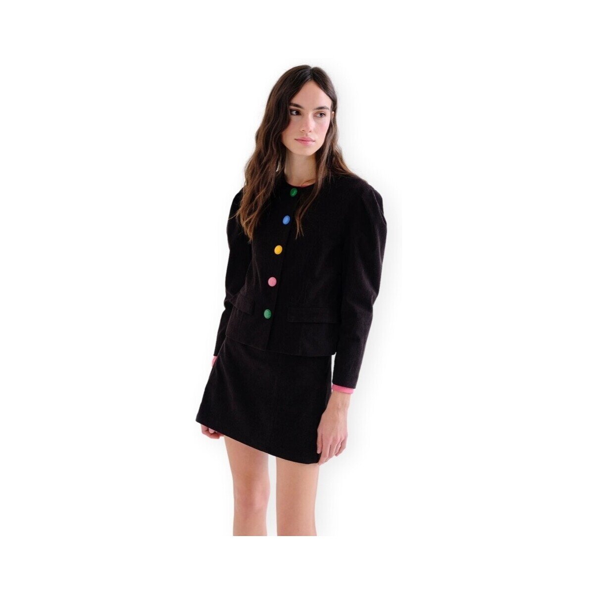 Compania Fantastica Îmbracaminte COMPAÑIA FANTÁSTICA Jacket 11042 - Black