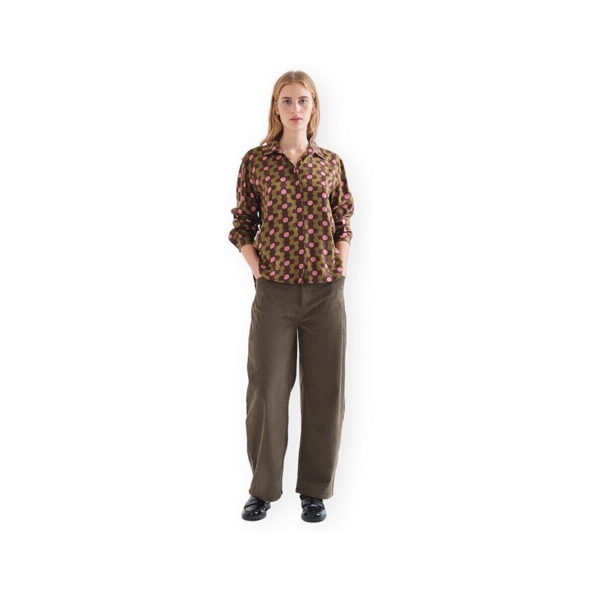 Compania Fantastica Îmbracaminte COMPAÑIA FANTÁSTICA Shirt 43007 - Geometric 2