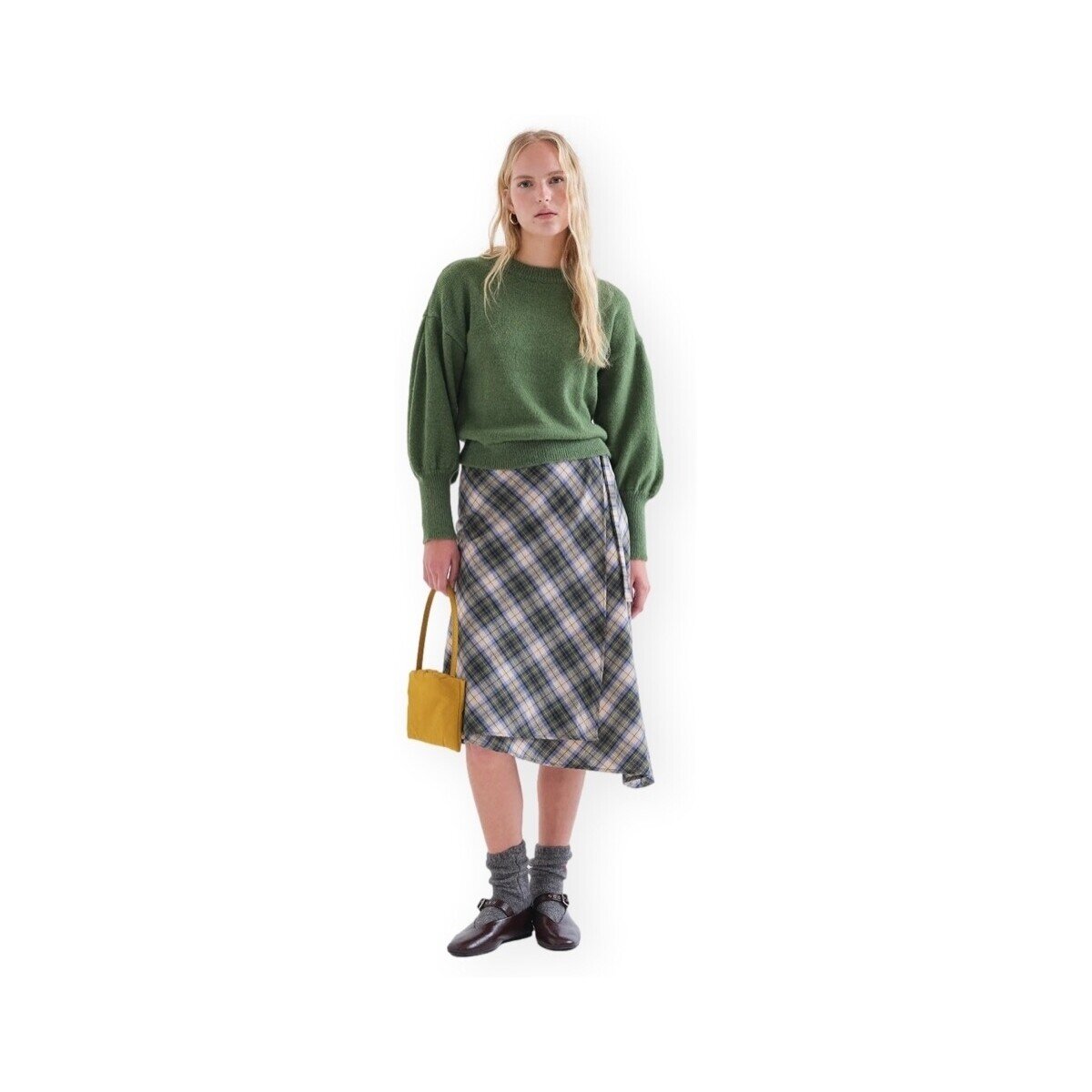Compania Fantastica Îmbracaminte COMPAÑIA FANTÁSTICA Skirt 11036 - Cuadros