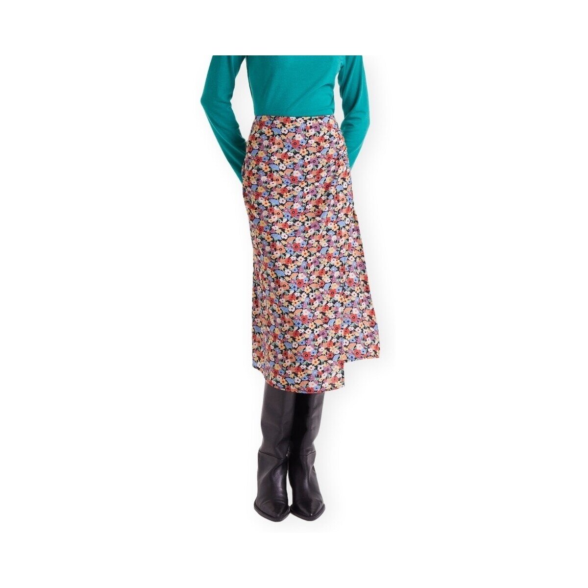 Compania Fantastica Îmbracaminte COMPAÑIA FANTÁSTICA Skirt 12007 - Flowers 4