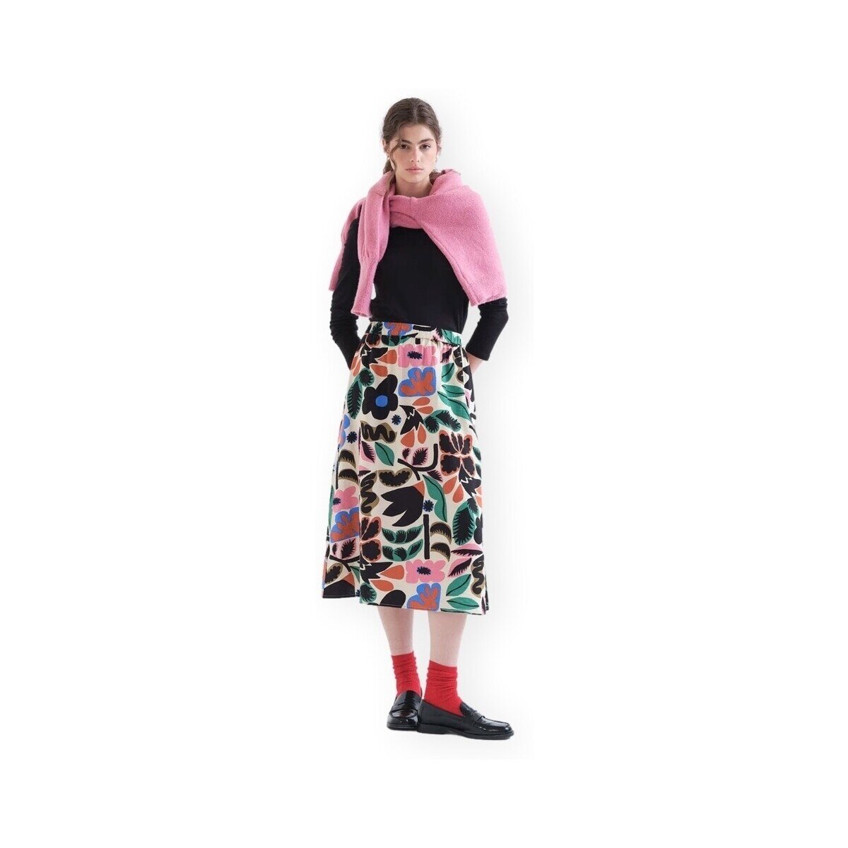 Compania Fantastica Îmbracaminte COMPAÑIA FANTÁSTICA Skirt 12011 - Flowers