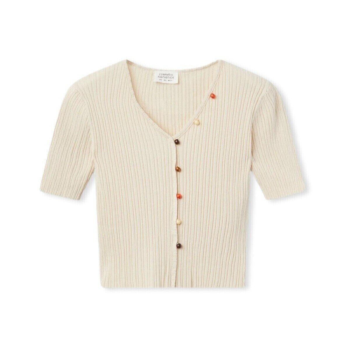 Compania Fantastica Îmbracaminte COMPAÑIA FANTÁSTICA Top 10217 - Beige