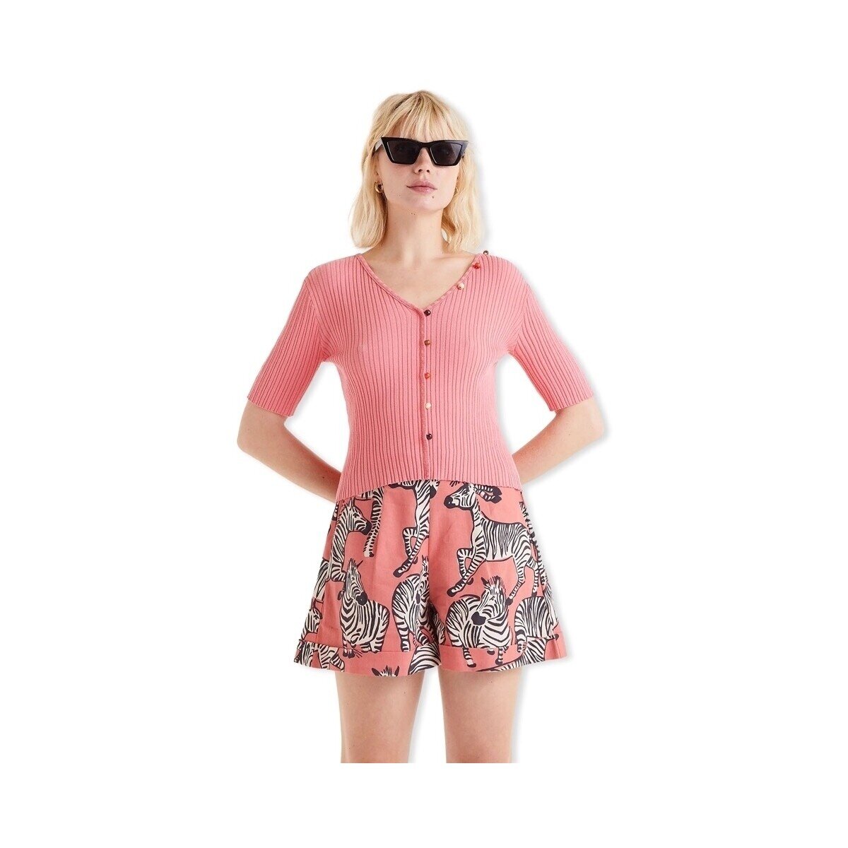 Compania Fantastica Îmbracaminte COMPAÑIA FANTÁSTICA Top 10219 - Pink