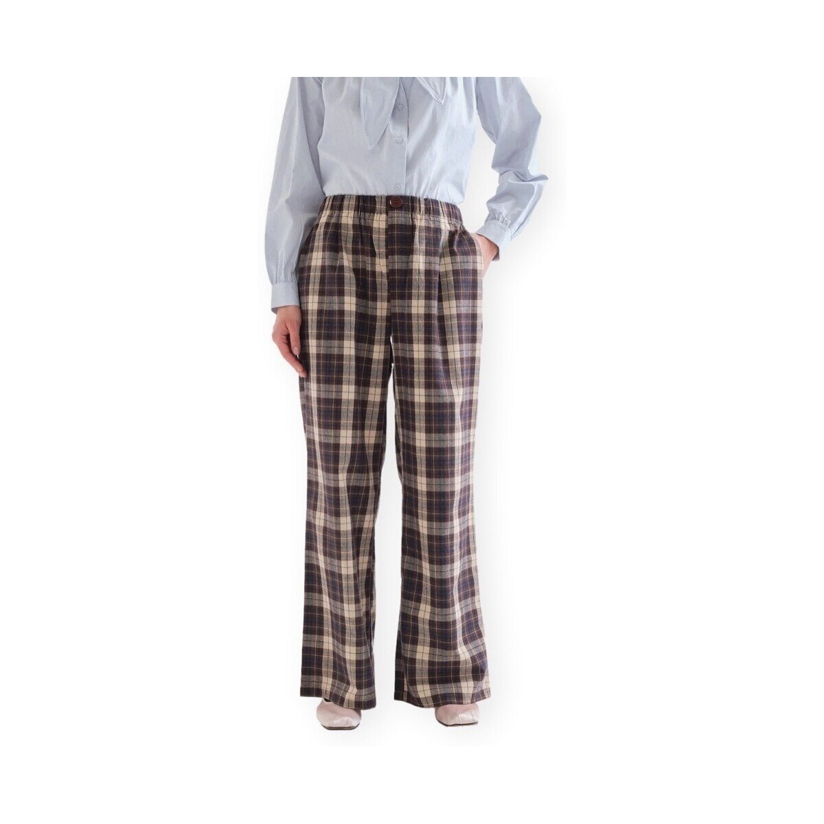 Compania Fantastica Îmbracaminte COMPAÑIA FANTÁSTICA Trousers 11055 - Checks