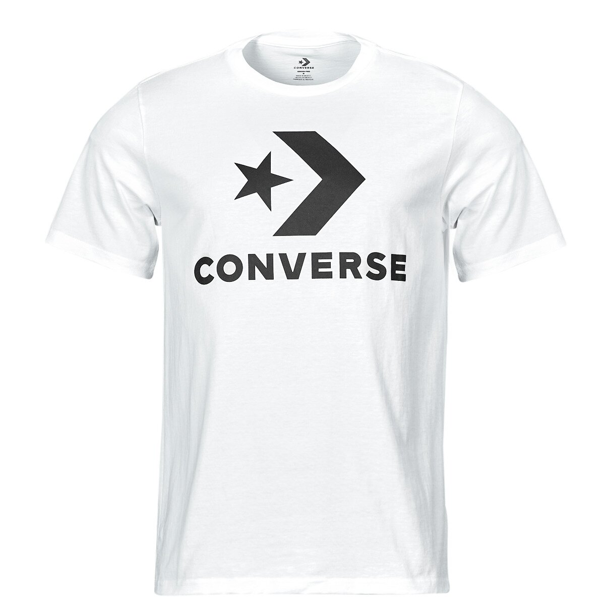 Converse Îmbracaminte STAR CHEVRON TEE WHITE