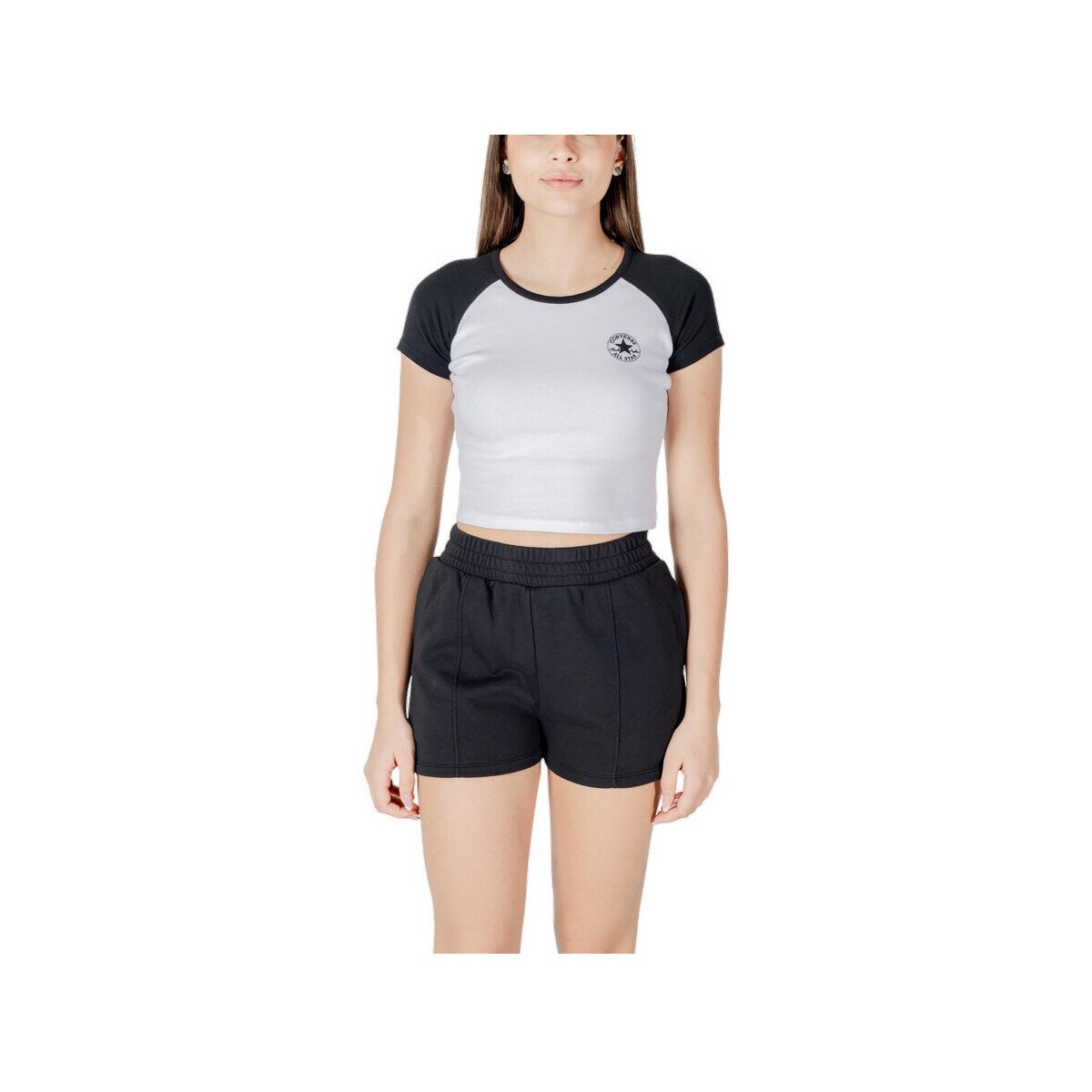 Converse Îmbracaminte T-shirt CHUCK PATCH COLORBLOCK SS TOP coton