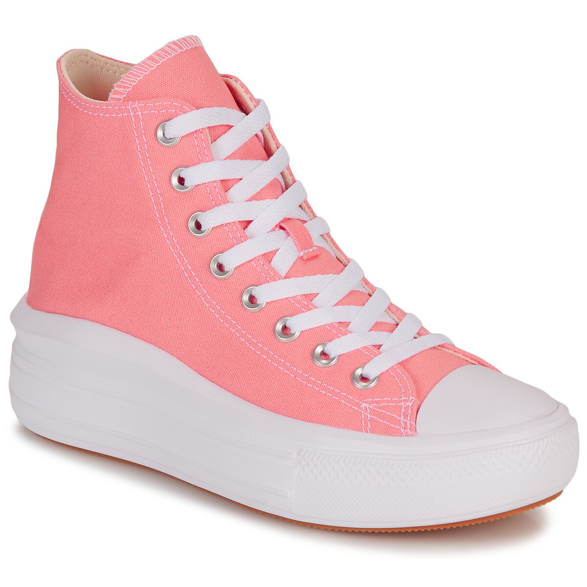 Converse Pantofi CHUCK TAYLOR ALL STAR MOVE PLATFORM SEASONAL COLOR-LAWN FLAMINGO