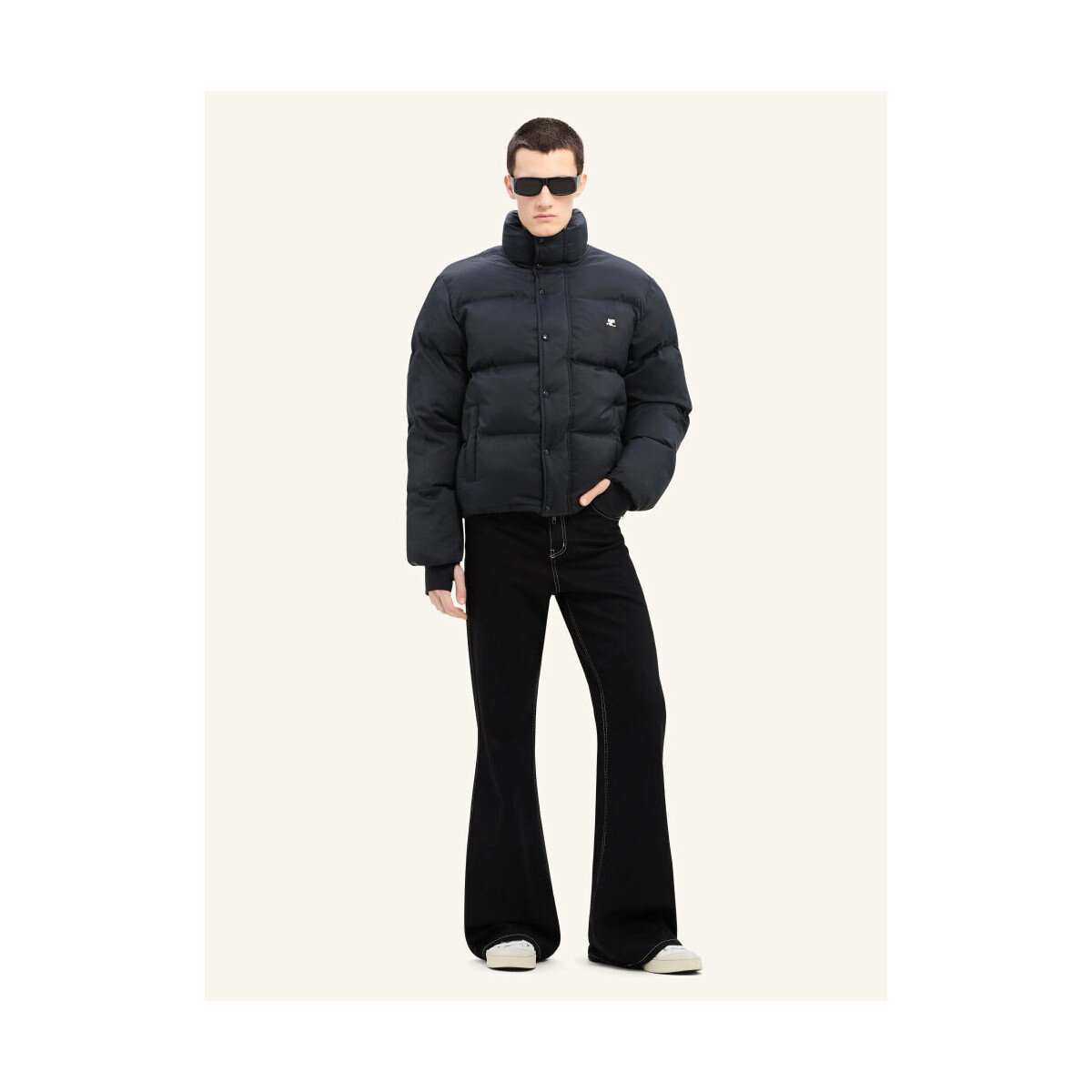 Courreges Îmbracaminte COURREGE DOUDOUNE 323CMA105PL0112 BLACK