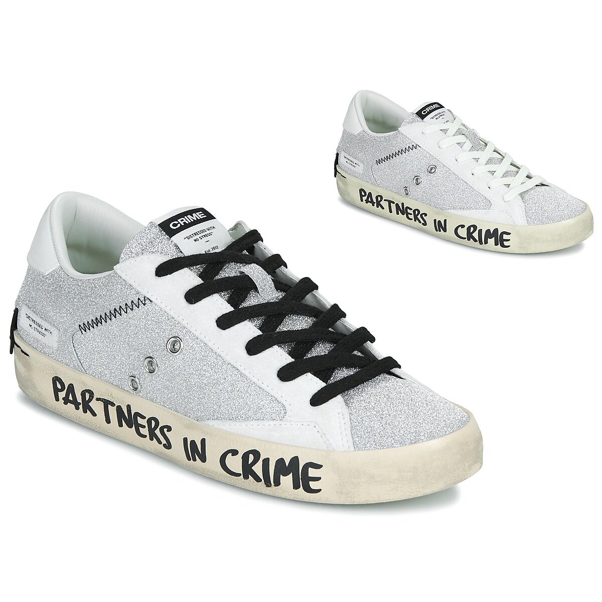 Crime London Pantofi DISTRESSED