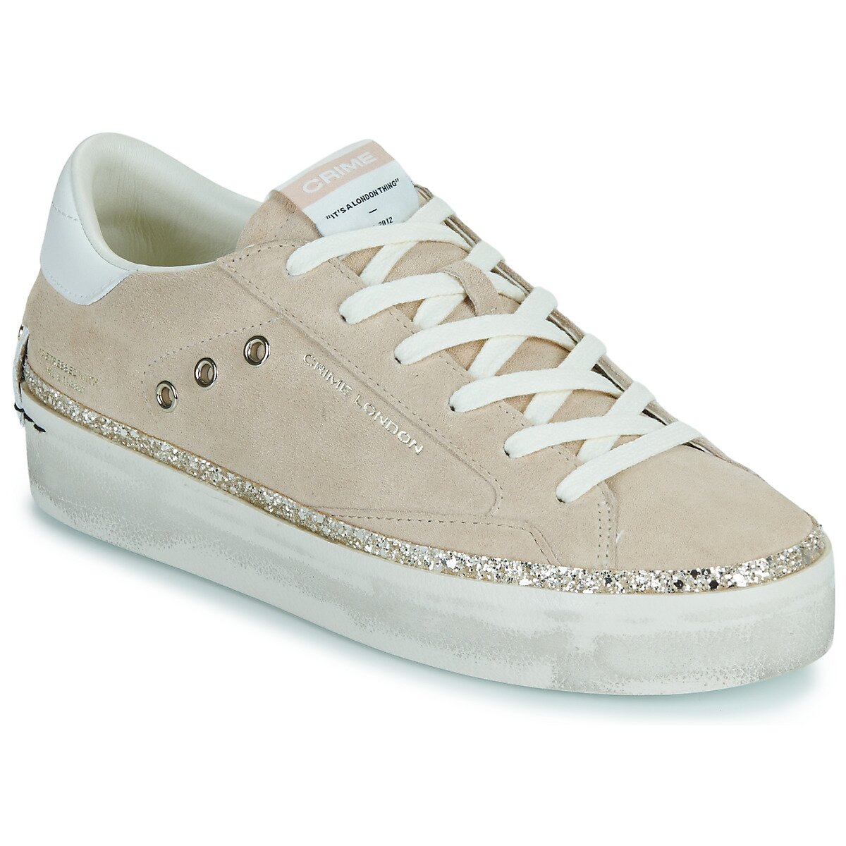 Crime London Pantofi DISTRESSED PLATFORM