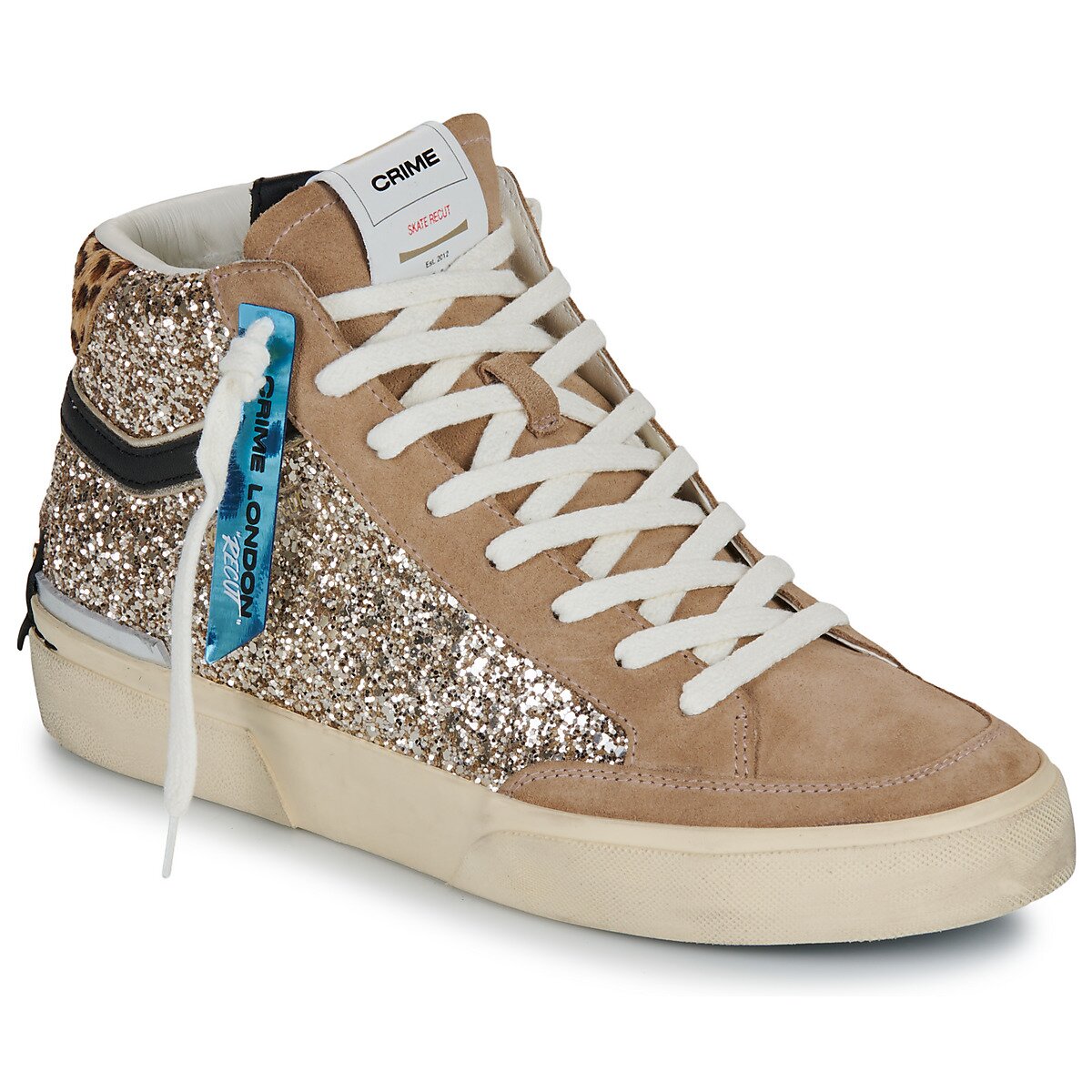 Crime London Pantofi RECUT HIGH