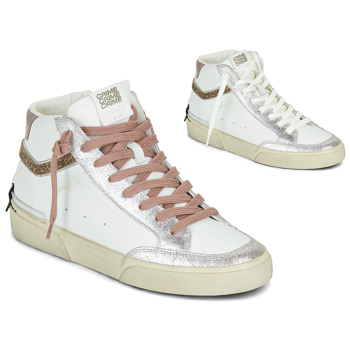 Crime London Pantofi RECUT HIGH
